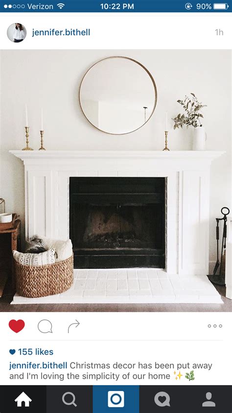 We are often asked for advice on choosing the right size. Mirror above the fireplace Pinterest: @graebells | Home ...