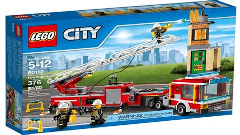 Lego City 60112 Fire Engine Lego Speed Build Youtube