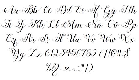 Calligraphy Alphabet Different Types Of Fonts To Write Lanarra