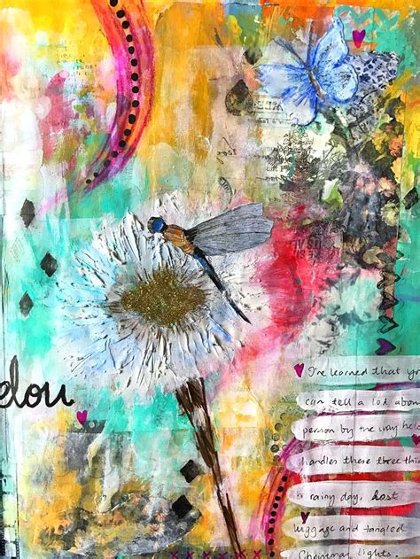 Journey Of Self Discovery By Teresa Low Art Art Journal Inspiration