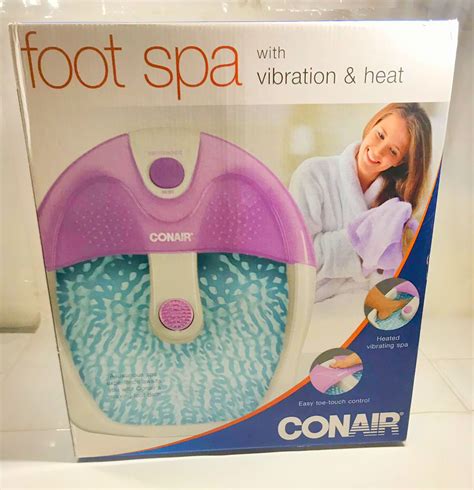 conair foot spa with vibration and heat ebay