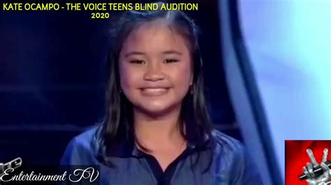 The Voice Teens Blind Auditions 2020 Kate Ocampo Sings Pusong Ligaw Youtube