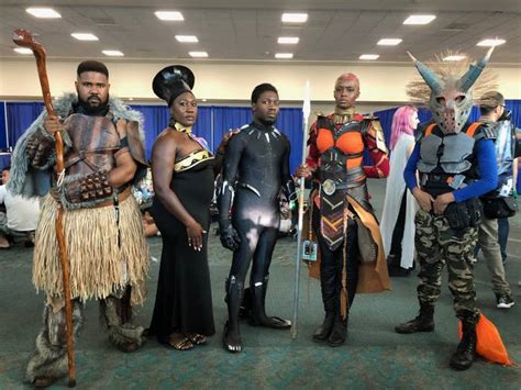 These Amazing “black Panther” Cosplayers Raised Money To Meet The Film