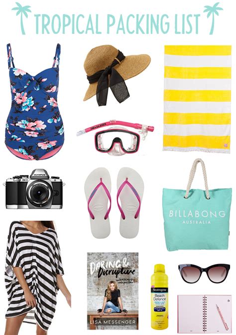 What To Pack For A Tropical Holiday Love Swah
