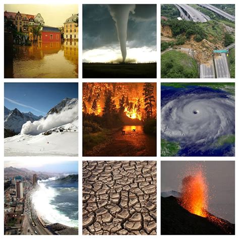 natural disasters diagram quizlet