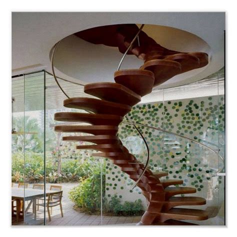 Staircase Indoor Circular Art Graphics By Navin Poster