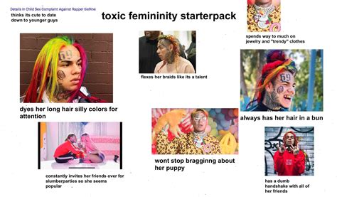 Toxic Femininity Starterpack Rstarterpacks Starter Packs Know