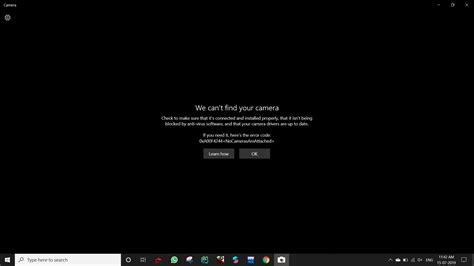 Camera Is Not Working Microsoft Community