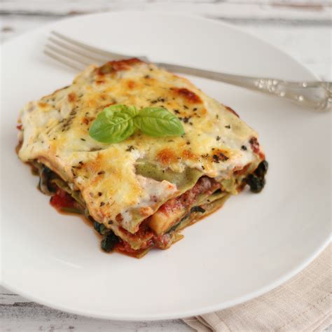 Vegetarische Lasagne met Spinazie