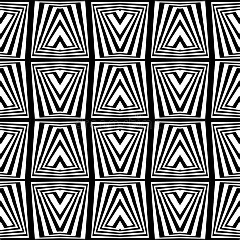 un cuadrado blanco y negro ilusión óptica stock de ilustración ilustración de modelo