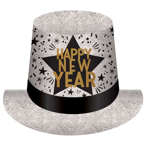 Happy New Year Top Hat
