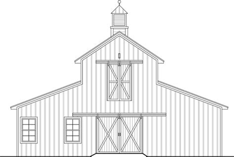 Barn House Plan With Full Size Apartment