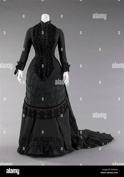 Dinner Dress Culture Spanish Date 1880 The Bustle Silhouette