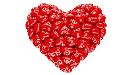 Red Heart 3d 2560x1440 Hdtv Wallpaper