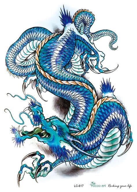 Compra Blue Dragon Tatuajes Online Al Por Mayor De China Mayoristas De