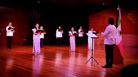 Coro de Cámara de Yucatán inmortaliza el Himno Nacional Mexicano en maya Vector Yucatán