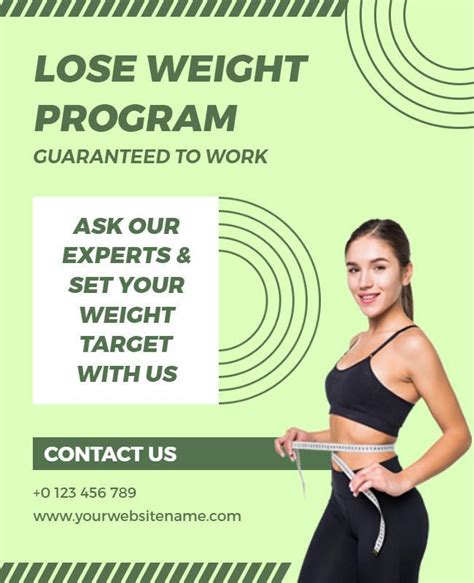 Weight Loss Flyer Templates