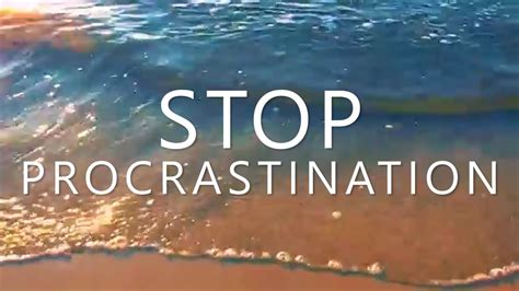 The power for positive change resides within your own mind. Hypnosis to Stop Procrastination (Overcome Anxiety ...