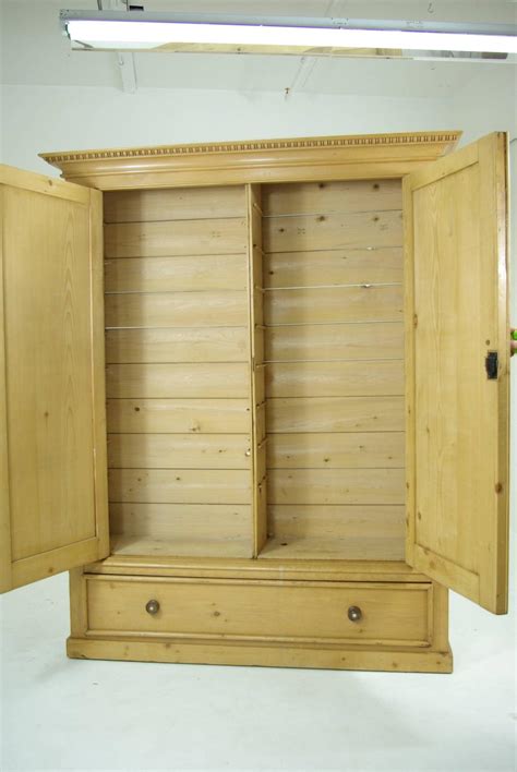 Maybe you would like to learn more about one of these? B281 Large Pine Two-Door Armoire, Wardrobe Display, Pantry ...