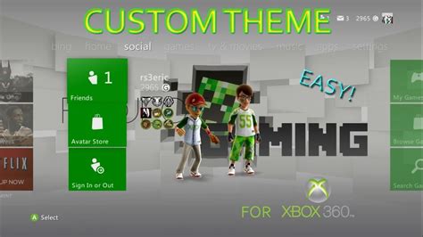How To Make A Custom Dashboard Theme Xbox 360 2016 Youtube
