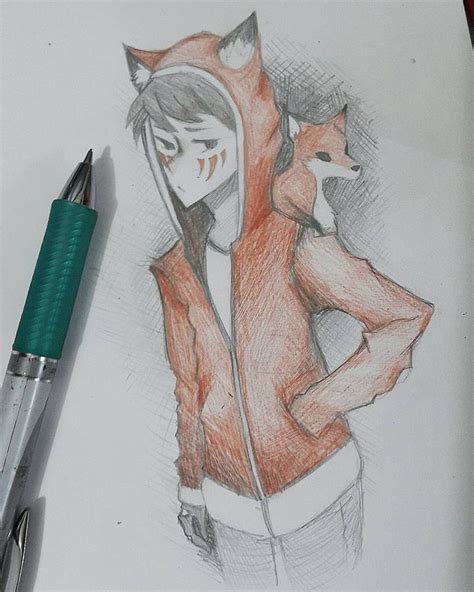 Pin By Mysticsky76 On Esboço Anime Fox Boy Naruto Sketch Drawing