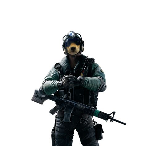 Photoshopping R6 Operators To Have Meme Dog Faces Day Two Jackal But