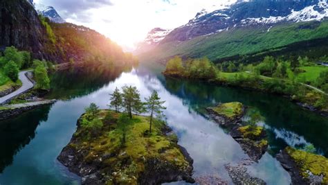 Beautiful Nature Norway Stock Footage Video 13125617