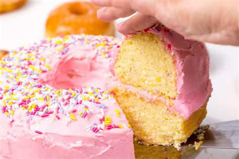 Doughnut Shaped Birthday Cake