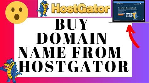 How To Buy Domain Name From Hostgator Hostgator Domain Registration Tu In 2020 Buy Domain