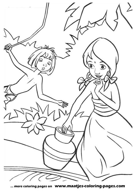 Open any of the printable files above by clicking the image or the link below the image. Jungle Book coloring page for children