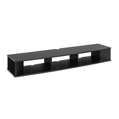 Browse our high quality tv stand for your plasma, lcd and led tvs. Prepac 70-inch Wide Wall Mounted TV Stand - Black | The ...