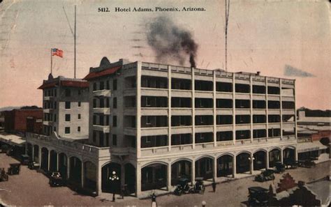 Hotel Adams Phoenix Az Postcard