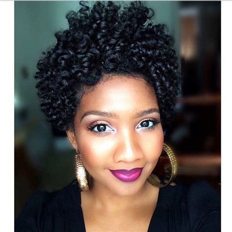 24 Cute Curly And Natural Short Hairstyles For Black Women