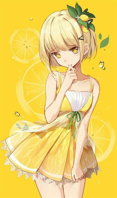 Lemon Image Girl 2019 New Garotas Kawaii Anime Kawaii Desenhos Kawaii