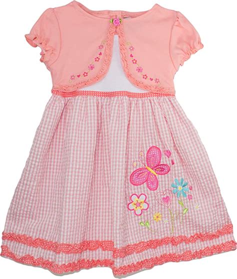 Youngland Baby Girls Spring Dress Peach Size 4t