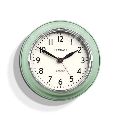 Our Classic Vintage Inspired Kitchen Wall Clock A Deep Gloss Kettle