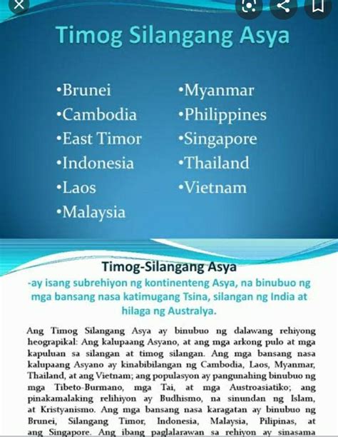 Ano Ang Bansang Kabilang Sa Silangang Asya Angpinone