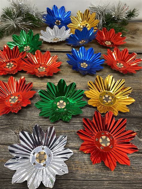 These vintage christmas ornaments tell a rich story of holidays past. Vintage Aluminum Foil Christmas Tree Light Reflectors ...