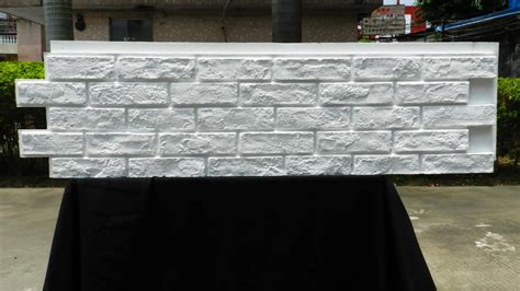 Polyurethane Pu Foam Panel Exterior Decorative Siding Faux Brick Stone