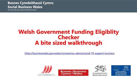 Exploring The Welsh Government Eligibility Checker In Advance Of