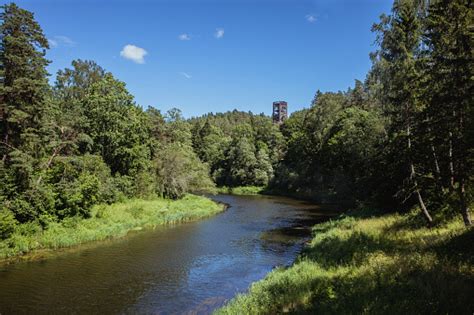 Scenic View Of Sventoji River In Anyksciai Regional Park Lithuania
