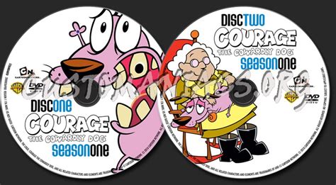 Courage The Cowardly Dog Season 1 Dvd Label Dvd Covers