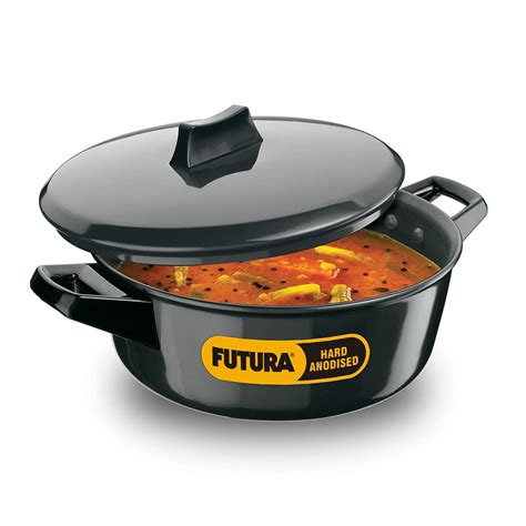 Buy Hawkins Futura 3 Litre Cook N Serve Bowl Hard Anodised Saucepan