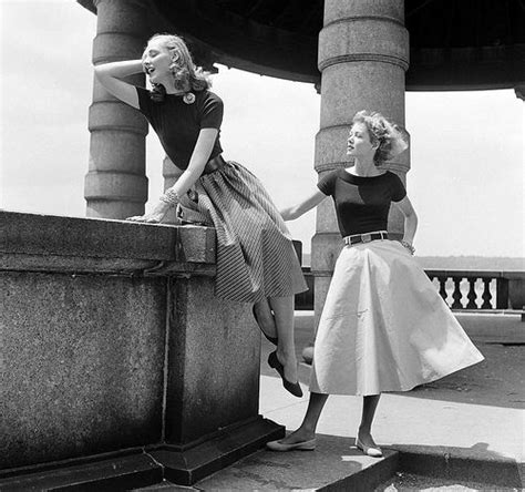 Models Wearing Summer Skirts And Tops Photo By Nina Leen July 1951
