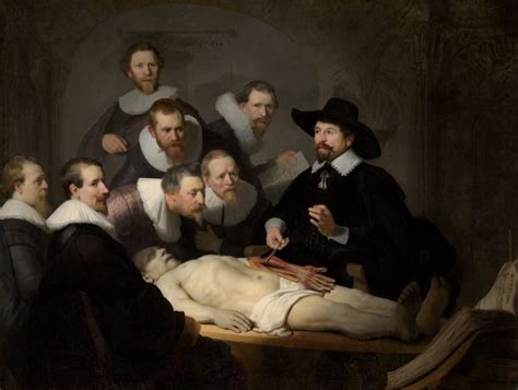 Narrative Painting Rembrandt Van Rijn The Anatomy Lesson Of Dr