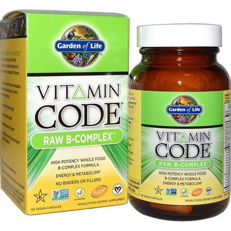 These vitamins help the body convert food into energy and may help reduce not everyone requires vitamin b supplementation. Garden of Life, Vitamin Code, Raw B-Complex, 60 Vegan Caps ...