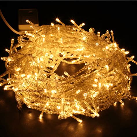 200 Super Bright Extra Long Led Icicle String Lights 115m Warm Whit