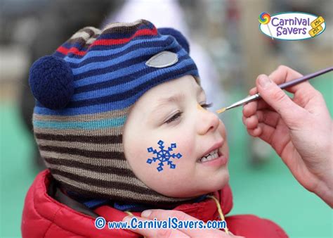 Winter Face Painting Carnival Booth Activity