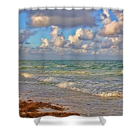 Morning On The Gulf Shower Curtain By Hh Photography Of Florida