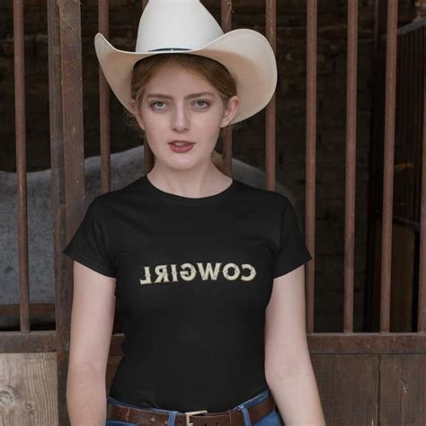 Women S Reverse Cowgirl T Shirt